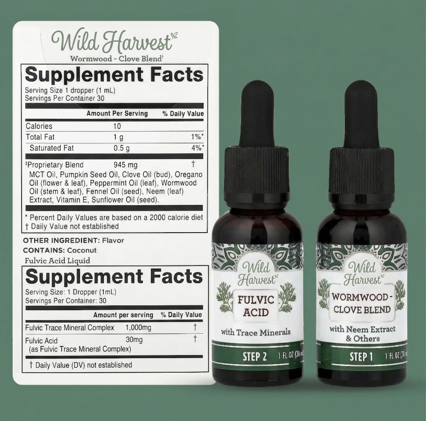 Wild Harvest GutCleanse Kit - Targets Hidden Gut Parasites To Restore Your Digestion, Energy, and Clarity From the Inside Out