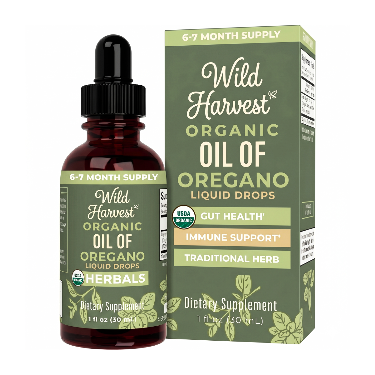 Organic Oil of Oregano Liquid Drops