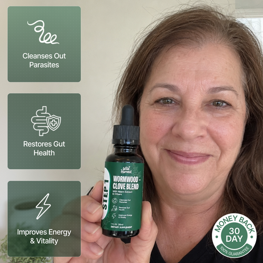 Wild Harvest® Wormwood & Clove Drops - Natural Herbal Parasite Cleanse for a Cleaner, Healthier Gut