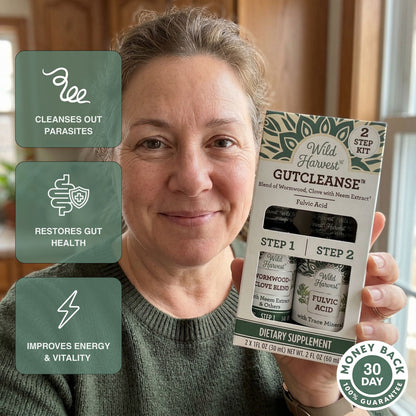 Wild Harvest GutCleanse - The 2-Step Herbal Kit To Support a Cleaner, Healthier Gut*